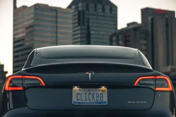 2022 Tesla Model 3 back