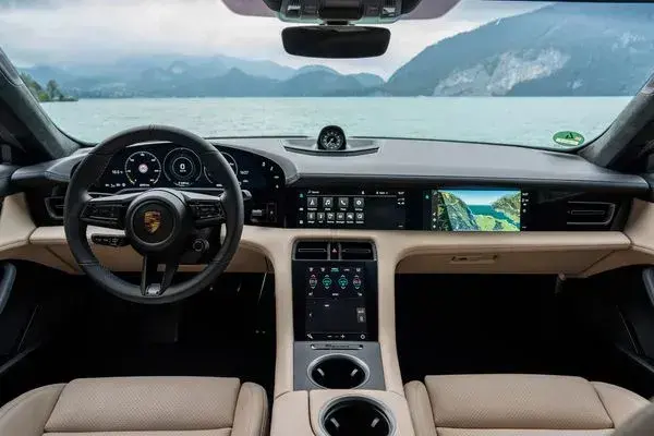 2022 Porsche Taycan cabin