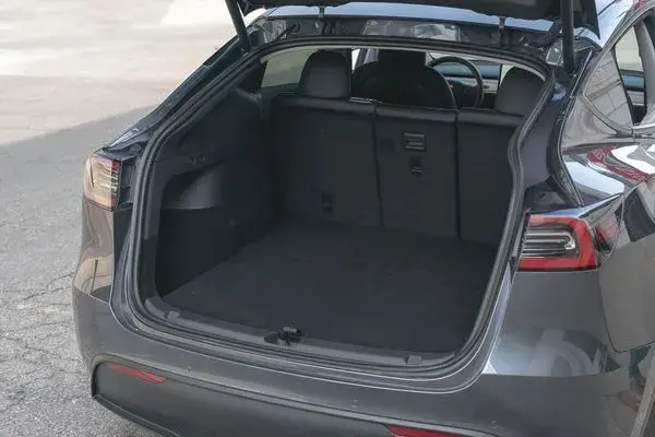 2022 Tesla Model Y behind trunk