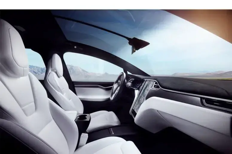 2022 Tesla Model X front seats