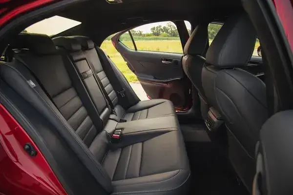 2022 Lexus IS rear seats