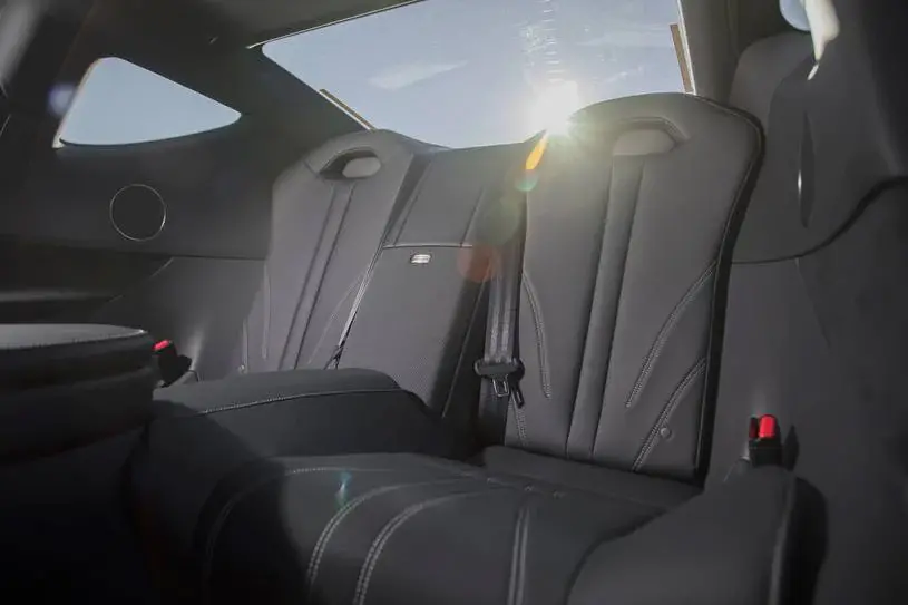 2022 Lexus LC rear seats