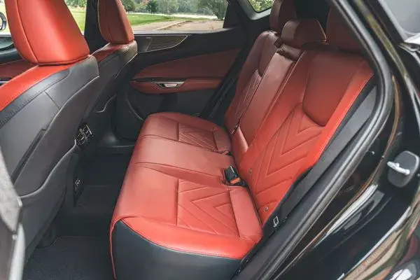 2022 Lexus NX rear seats