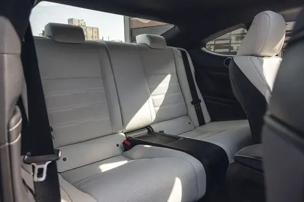 2022 Lexus RC rear seats