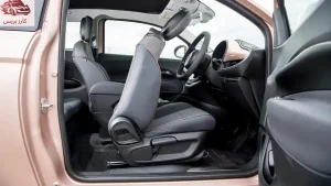 مقاعد فيات 500C 2023 الأمامية
