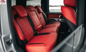 مقاعد مرسيدس بنز G كلاس 2023 الخلفية