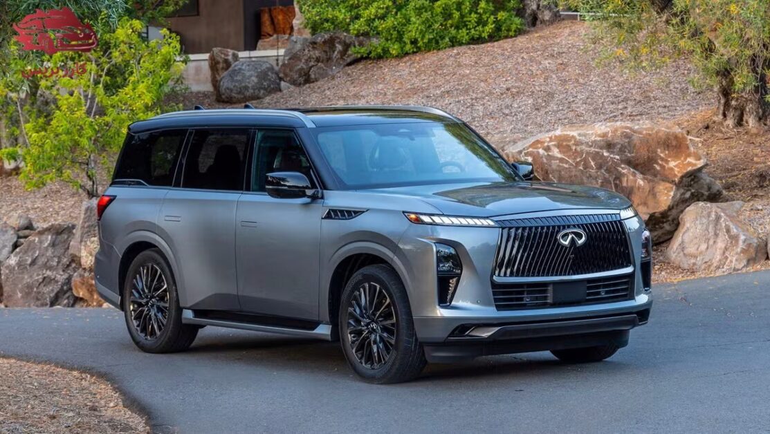 إنفينيتي QX80 2025 رفاهية غير مسبوقة وقوة مبهرة في SUV فاخرة بثوب جديد! 1 إنفينيتي QX80 2025