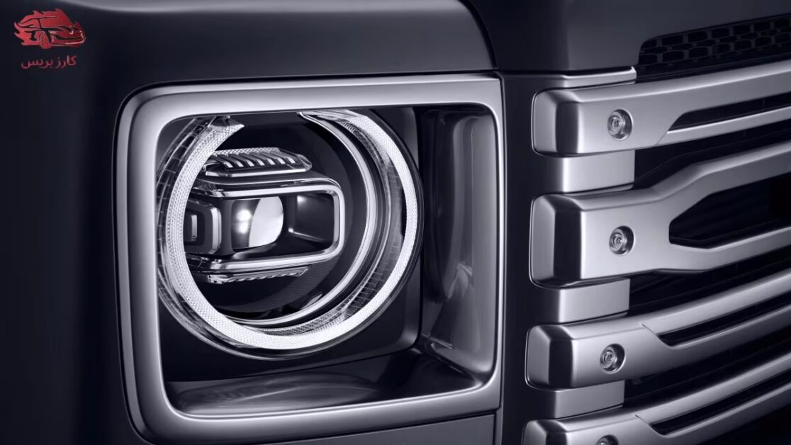 هافال H9 2026 – SUV عائلية قوية بمواصفات فاخرة وسعر منافس 5 مصابيح هافال h9 2026 الأمامية
