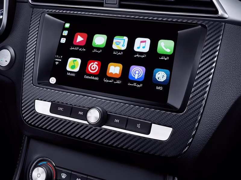 شاشة إم جي zs 2026