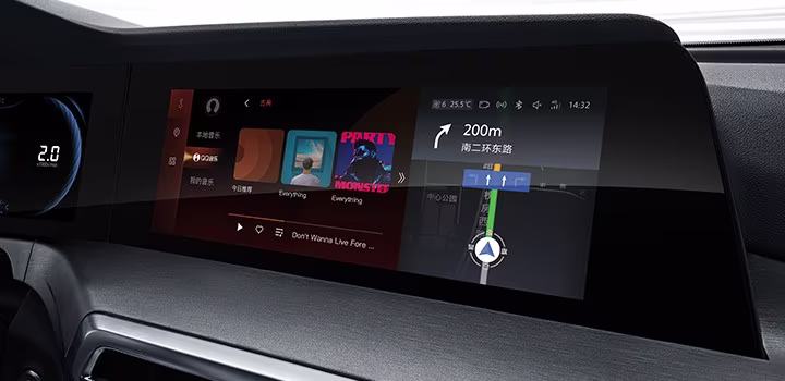 شانجان CS35 بلس 2026: هل هي حقا صدمة المنافسين؟ اكتشف لماذا يعشقها الجميع 6 شاشة شانجان cs35 بلس 2026