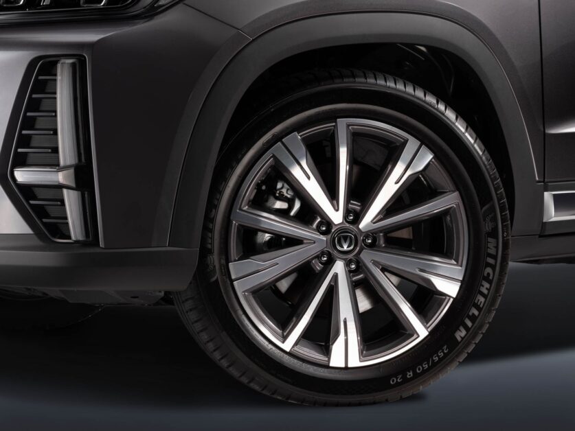 شانجان CS95 2026: مميزات وعيوب سيارة 7 راكب (تحدي التيلورايد) 5 عجلة شانجان cs95 2026