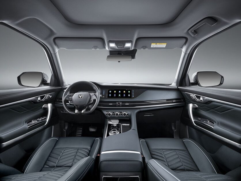 شانجان CS95 2026: مميزات وعيوب سيارة 7 راكب (تحدي التيلورايد) 10 مقصورة شانجان cs95 2026