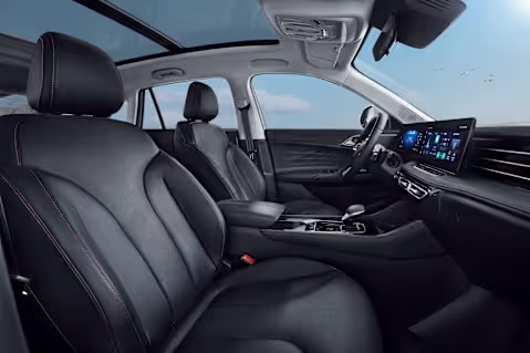 إم جي HS 2026 : كشف الستار عن الجيل الجديد 8 مقاعد ام جي hs 2026 الأمامية