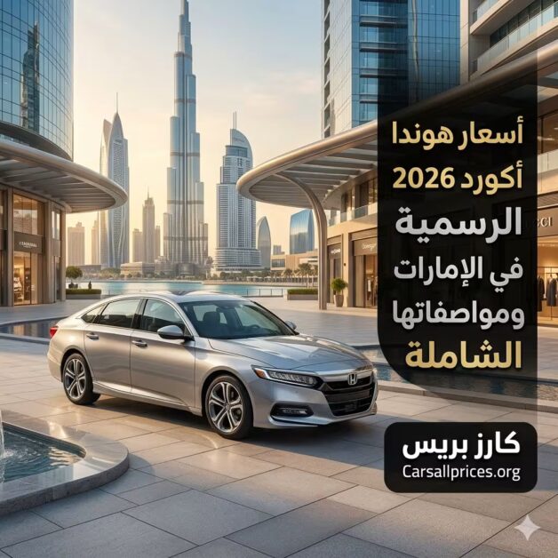 أسعار هوندا أكورد 2026 الرسمية في الإمارات
