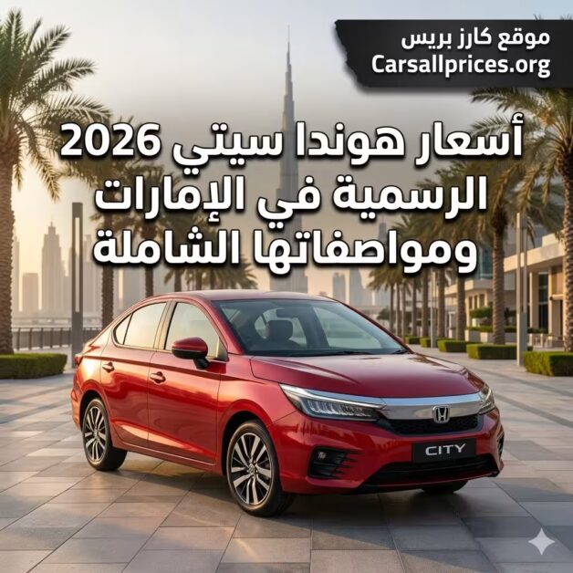 أسعار هوندا سيتي 2026 الرسمية في الإمارات