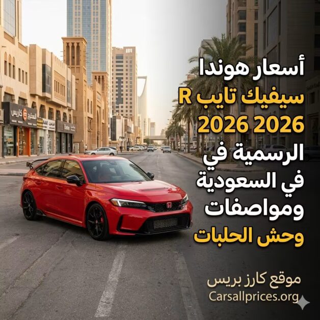 أسعار هوندا سيفيك تايب R 2026 الرسمية في السعودية